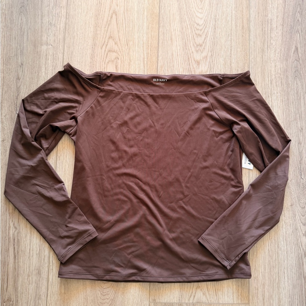 Old Navy — Women's Long Sleeve Off the Shoulder Top